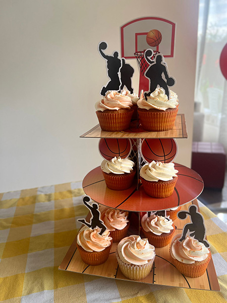 Cupcakes Baloncesto